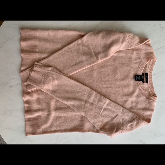 Halogen Wool & Cashmere Button Sleeve Sweater - Picture 6 of 7